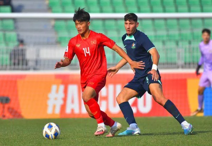 Nguyễn Quốc Việt có được 2 bàn thắng ở VCK U20 châu Á năm nay (Ảnh: Internet)