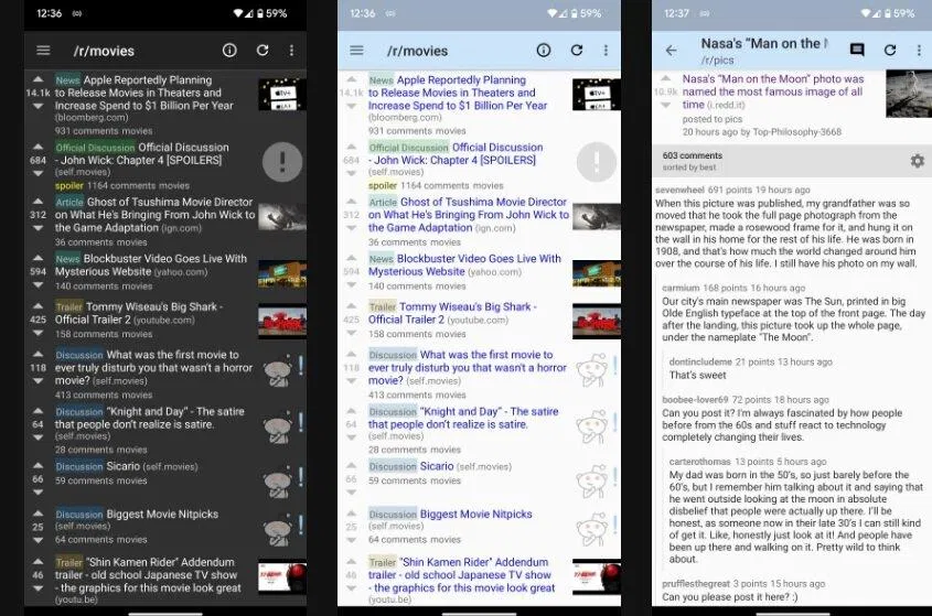 Ứng dụng rif is fun (Ảnh: Internet) Ứng dụng rif is fun (Ảnh: Internet)