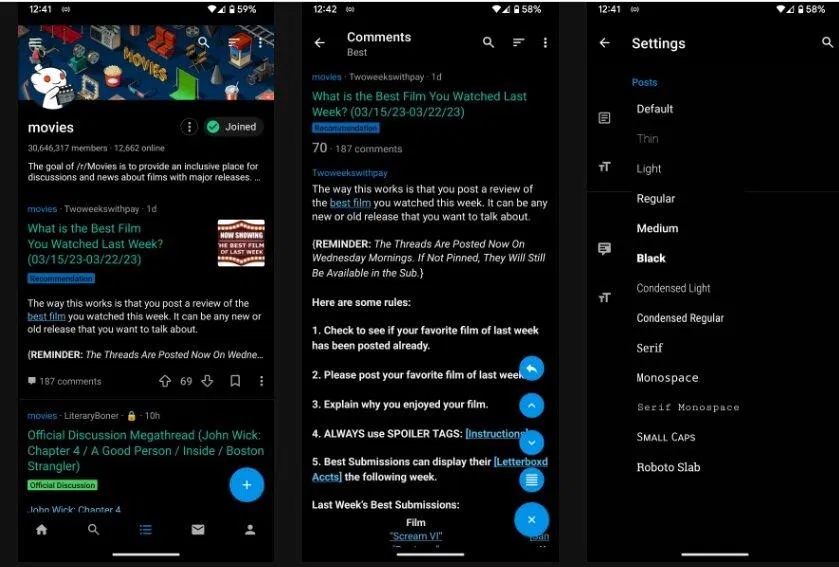 Ứng dụng Boost for reddit (Ảnh: Internet) Ứng dụng Boost for reddit (Ảnh: Internet)