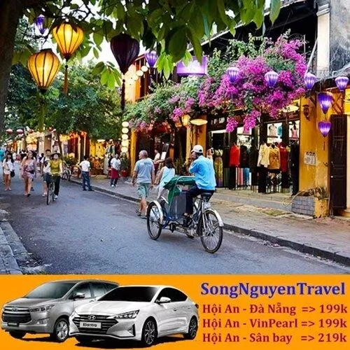Thuê xe đà nẵng đi hội an 200k 1 chiều