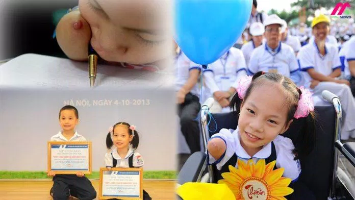 cô bé Linh Chi được ví như “Nick Vujicic” Việt Nam