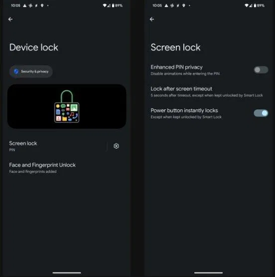 Màn hình nhập mã PIN được đổi mới trong Android 14 (Ảnh: Internet) Màn hình nhập mã PIN được đổi mới trong Android 14 (Ảnh: Internet)