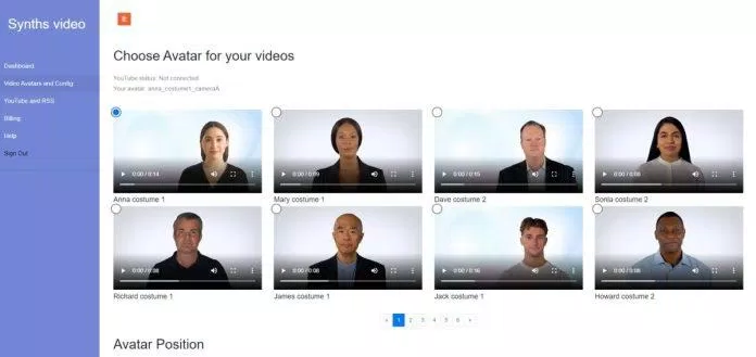 Công cụ AI Synths Video tạo video từ văn bản (Ảnh: Internet) Công cụ AI Synths Video tạo video từ văn bản (Ảnh: Internet)