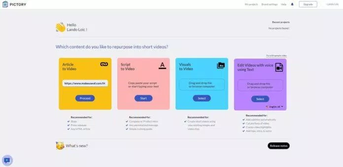 Công cụ AI Pictory tạo video từ văn bản (Ảnh: Internet) Công cụ AI Pictory tạo video từ văn bản (Ảnh: Internet)