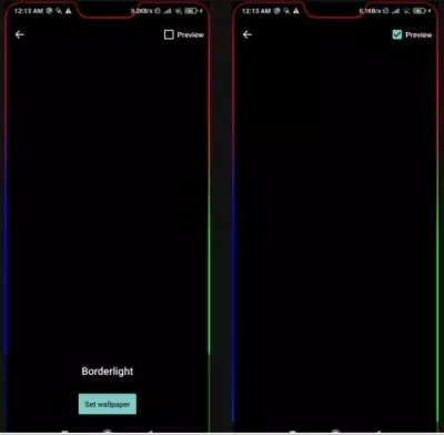 Ứng dụng hình nền động Borderlight Live Wallpaper (Ảnh: Internet)