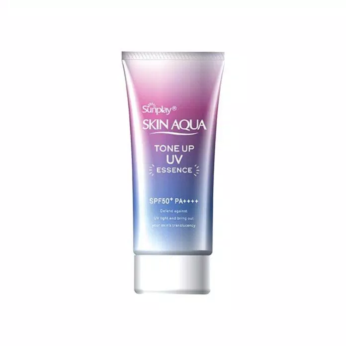 Tinh chất chống nắng Sunplay Skin Aqua Tone Up UV Essence Lavender SPF50+ PA++++