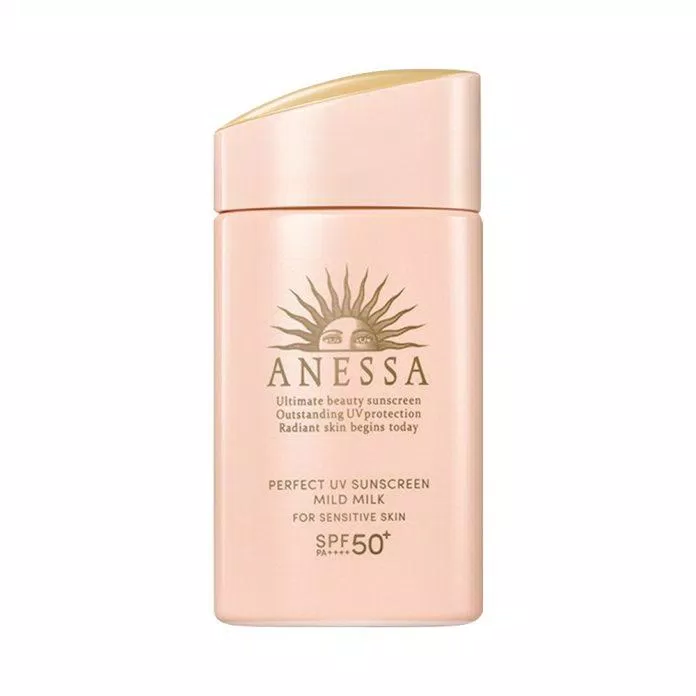 Sữa chống nắng dịu nhẹ cho da nhạy cảm Anessa Perfect UV Sunscreen Mild Milk