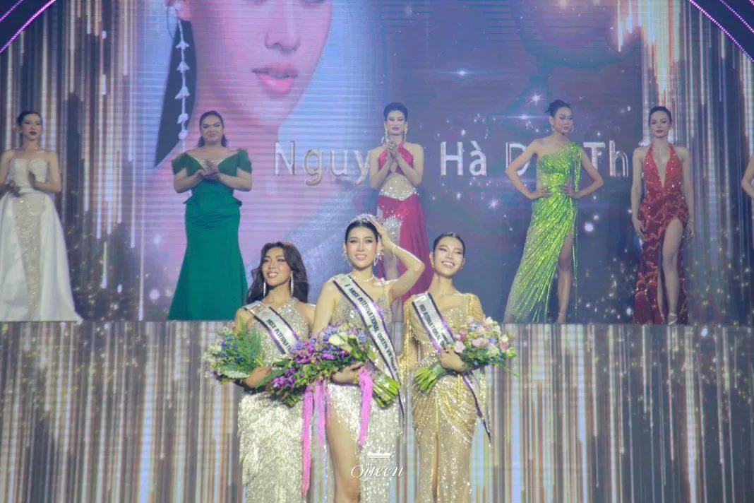Top 3 Đại Sứ Hoàn Mỹ 2023 (Ảnh: Facebook/Miss International Queen Pageant)