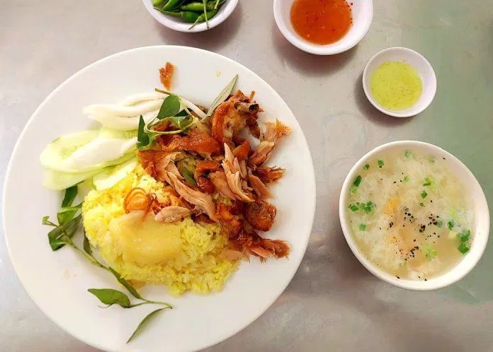 Món cơm gà của quán. (Ảnh: Internet)