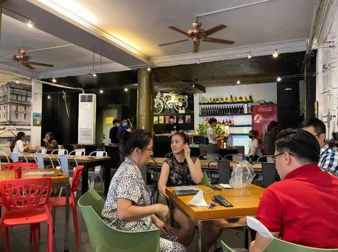 Không gian bên trong của nhà hàng. (Ảnh: Internet)