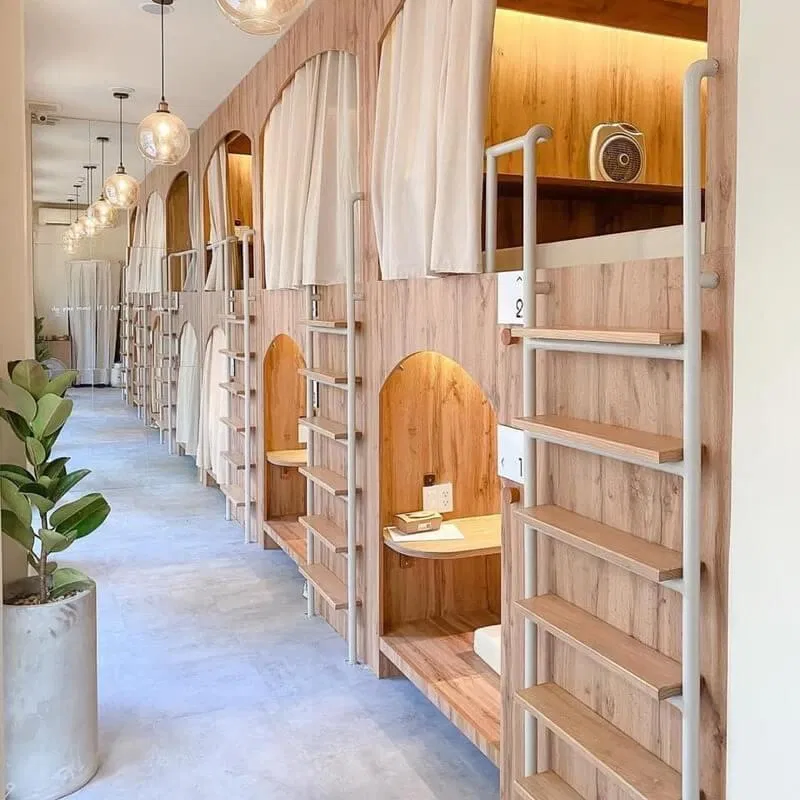 Quán cà phê giường nằm chất lượng, nổi tiếng nhất Sài Gòn. (Ảnh: Internet)