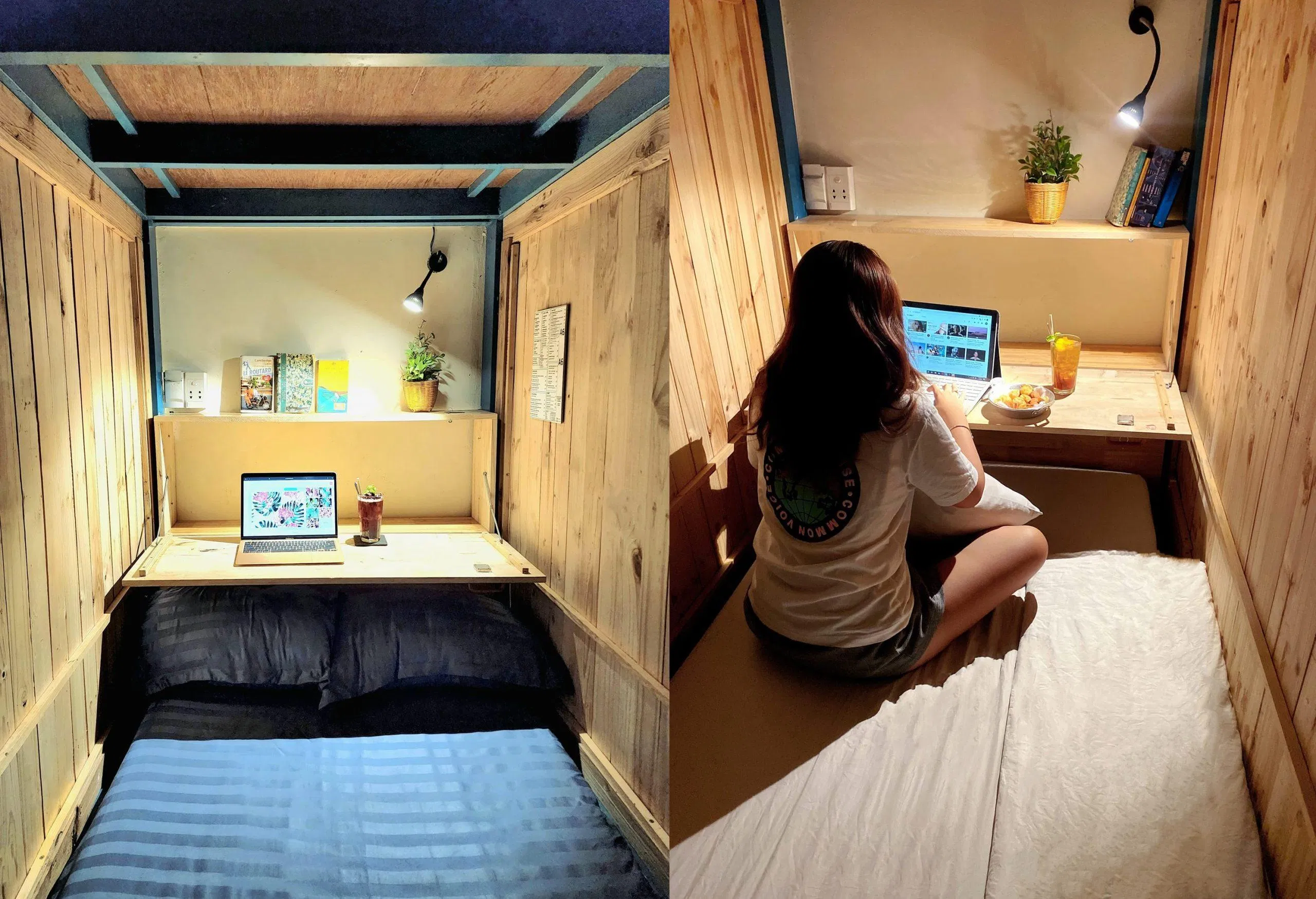 Quán cà phê giường nằm chất lượng, nổi tiếng nhất Sài Gòn. (Ảnh: Internet)