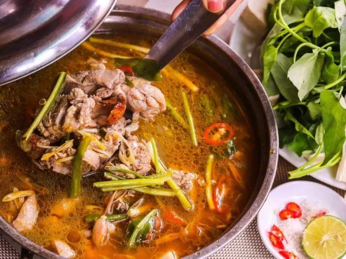 Lẩu vịt Lữ Béo (Ảnh: Internet)