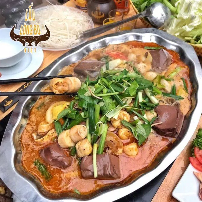Lẩu lòng bò Hoàng Ngân (Ảnh: Internet)