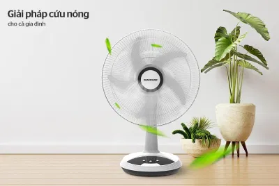 Các thương hiệu quạt tích điện uy tín, được tin dùng nhất. (Ảnh: Internet)