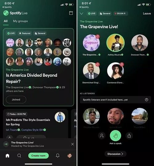 Ứng dụng Spotify Live từng rất phổ biến và được nhiều người yêu thích (Ảnh: Internet) Ứng dụng Spotify Live từng rất phổ biến và được nhiều người yêu thích (Ảnh: Internet)