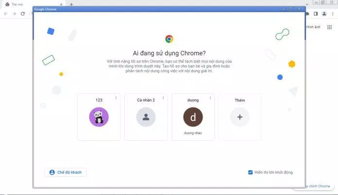 Chọn User cần dùng (Ảnh: BlogAnChoi) Chọn User cần dùng (Ảnh: BlogAnChoi)