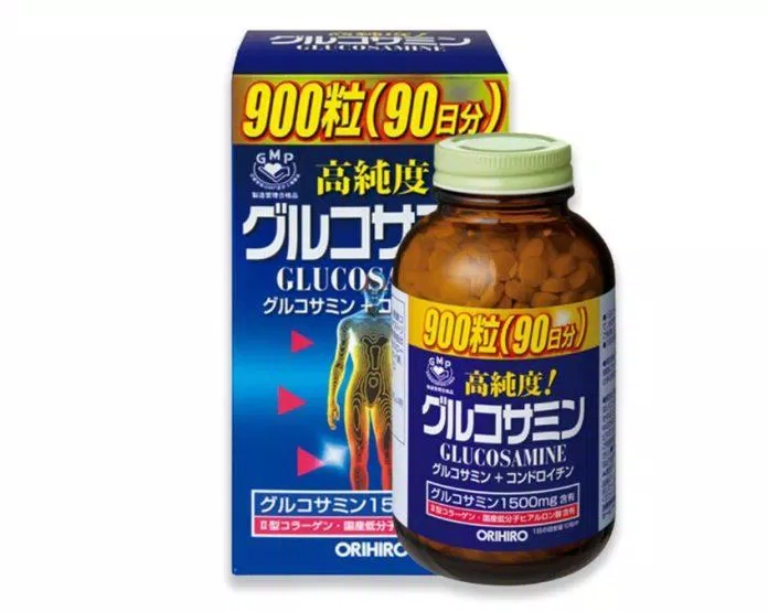 Viên uống bổ xương khớp Glucosamine Orihiro (Ảnh: Internet).