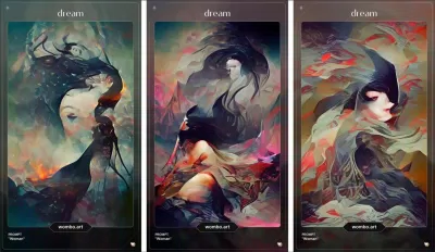 Ứng dụng vẽ tranh AI Dream của WOMBO (Ảnh: Internet)