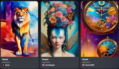 Ứng dụng vẽ tranh AI Dream của WOMBO (Ảnh: Internet)