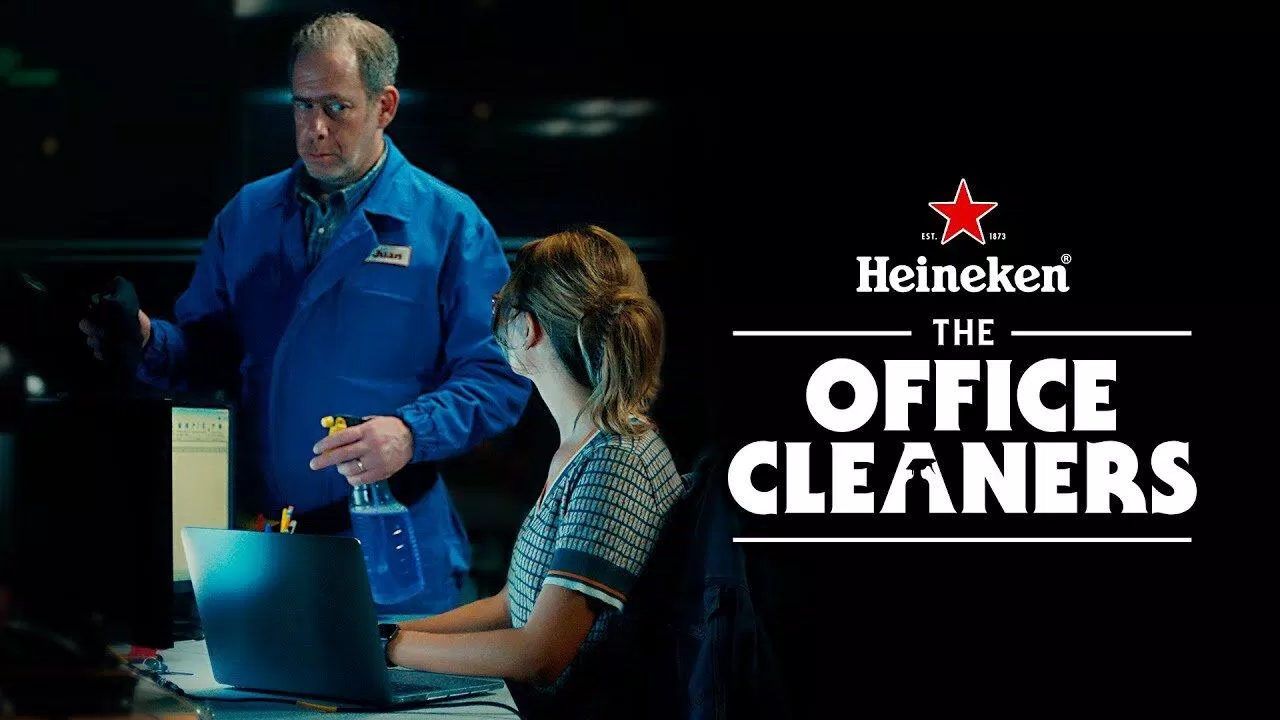 Heineken đã cùng agency Le Pub ra mắt TVC mang tên “The Office Cleaners” vào tháng 12/2022 (Ảnh: Internet)