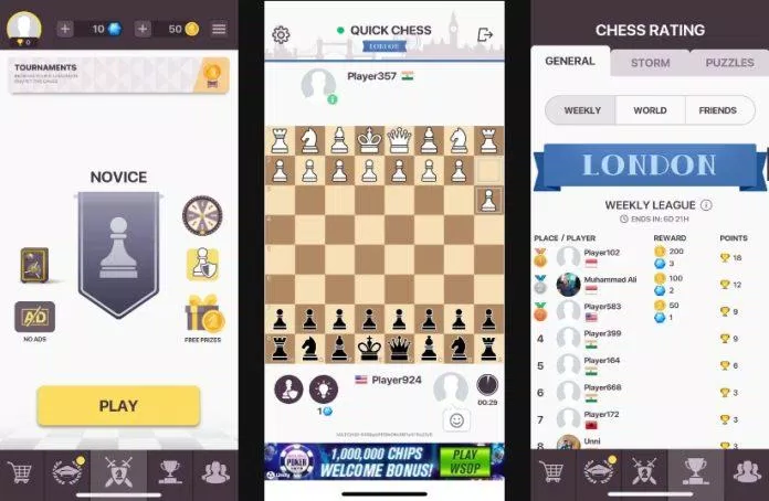 Ứng dụng chơi cờ vua Chess Royale (Ảnh: Internet) Ứng dụng chơi cờ vua Chess Royale (Ảnh: Internet)