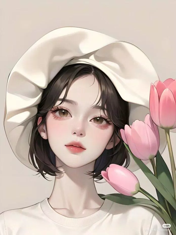 Avatar nữ cute, dễ thương nhất (Ảnh: Internet)