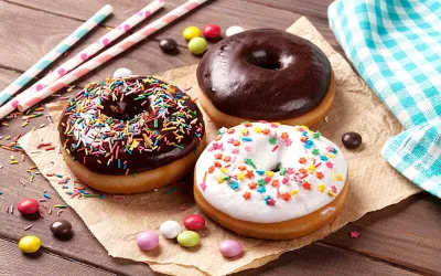 Giá trị dinh dưỡng của bánh donut ( Nguồn: Internet )