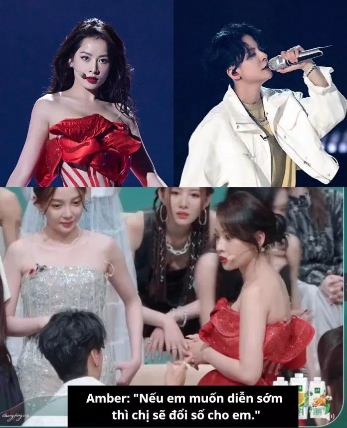 Amber rất quan tâm đến Chipu khiến netizen Trung Quốc thích thú. (Ảnh: Internet) Amber rất quan tâm đến Chipu khiến netizen Trung Quốc thích thú. (Ảnh: Internet)