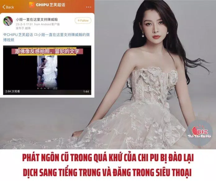 Netizen Việt Nam sang Weibo "bóc phốt" Chipu (Ảnh: Internet) Netizen Việt Nam sang Weibo "bóc phốt" Chipu (Ảnh: Internet)