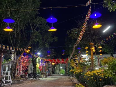 Chùa Liên Hoa về đêm (Ảnh: Internet) Chùa Liên Hoa về đêm (Ảnh: Internet)