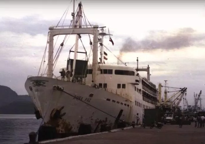 Tàu Dona Paz trước khi gặp tai nạn (Nguồn: Internet)