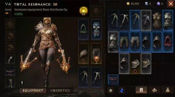 Tính năng gear set đã tồn tại xuyên suốt các phần trong series Diablo (Nguồn: Internet) Tính năng gear set đã tồn tại xuyên suốt các phần trong series Diablo (Nguồn: Internet)