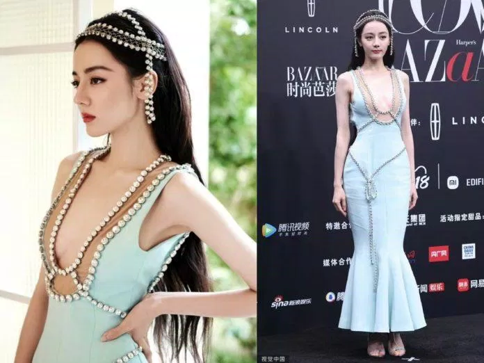 Nhan sắc Địch Lệ Nhiệt Ba có phần gây thất vọng đối với một số cư dân mạng (Ảnh: Weibo) Nhan sắc Địch Lệ Nhiệt Ba có phần gây thất vọng đối với một số cư dân mạng (Ảnh: Weibo)