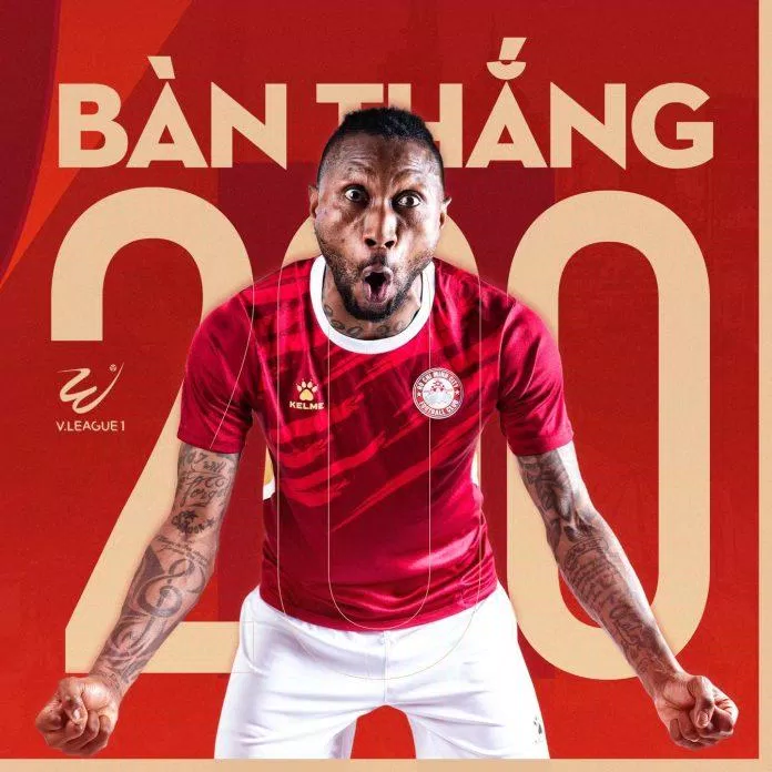 Hoàng Vũ Samson trở thành cầu thủ đầu tiên cán mốc 200 bàn thắng tại V.League (Ảnh: Internet) Hoàng Vũ Samson trở thành cầu thủ đầu tiên cán mốc 200 bàn thắng tại V.League (Ảnh: Internet)