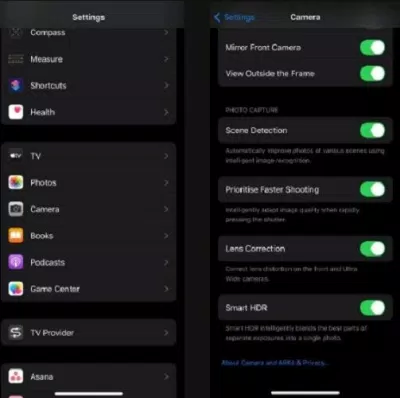 Tắt Smart HDR trên iPhone (Ảnh: Internet) Tắt Smart HDR trên iPhone (Ảnh: Internet)
