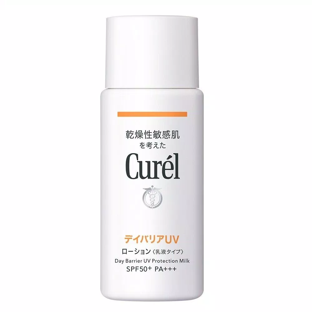 Kem chống nắng Curel Day Barrier UV Protection Milk SPF 50+ PA+++ (Nguồn: Internet)