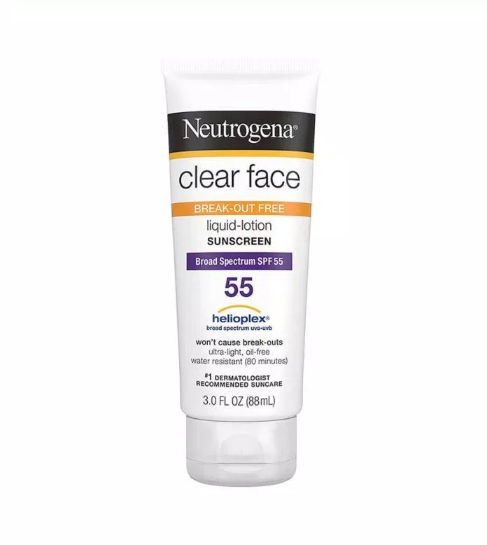 Kem chống nắng Neutrogena Clear Face SPF 55