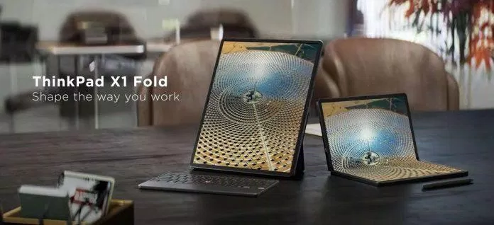 Laptop màn hình gập Lenovo X1 Fold (Ảnh: Internet)