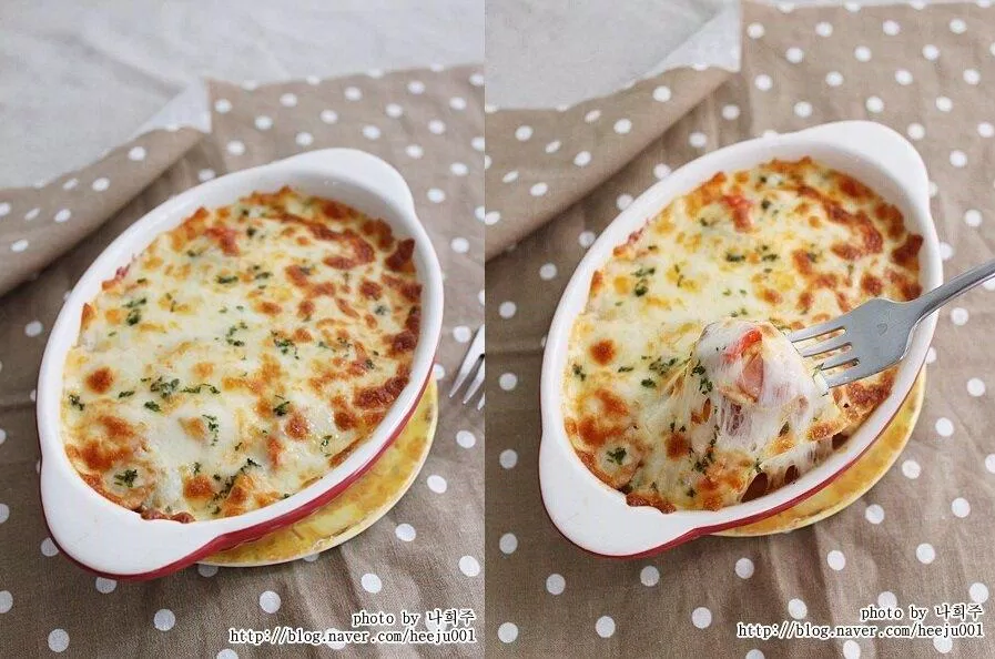 Gratin đậu phụ phô mai (Ảnh: Internet)