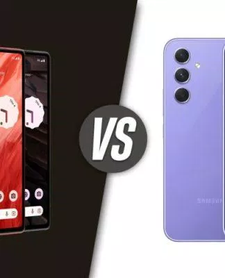 Điện thoại Pixel 7a và Galaxy A54 (Ảnh: Internet)