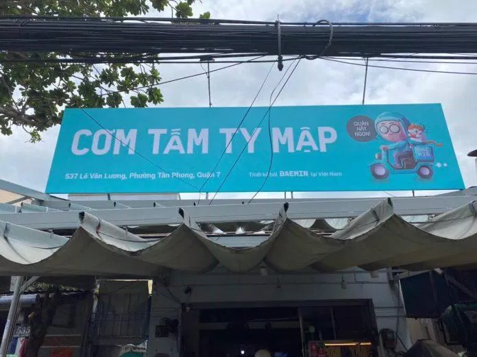 Quán cơm tấm Ty Mập. (Ảnh: Internet)