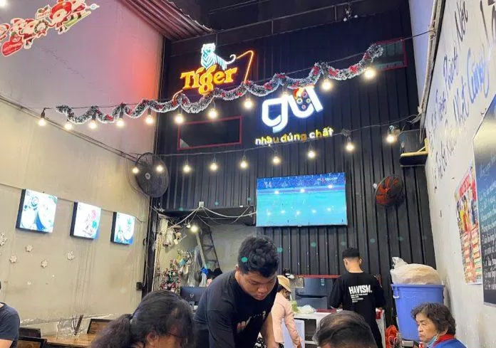 Không gian bên trong của quán. (Ảnh: Internet)