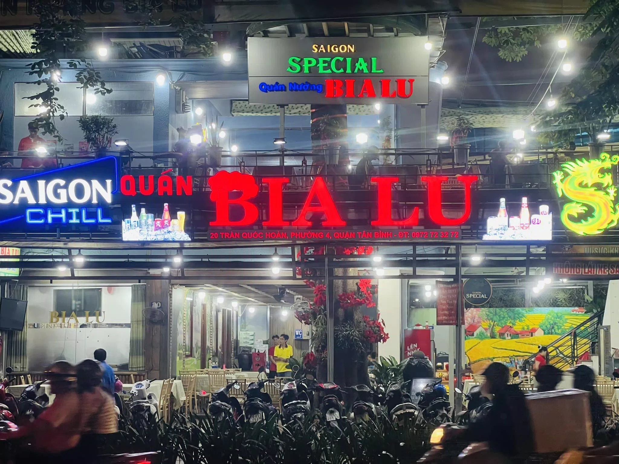 Quán nướng Bia Lu. (Ảnh: Internet)