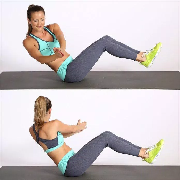 Bài tập Russian Twist (Nguồn ảnh: Internet) Bài tập Russian Twist (Nguồn ảnh: Internet)