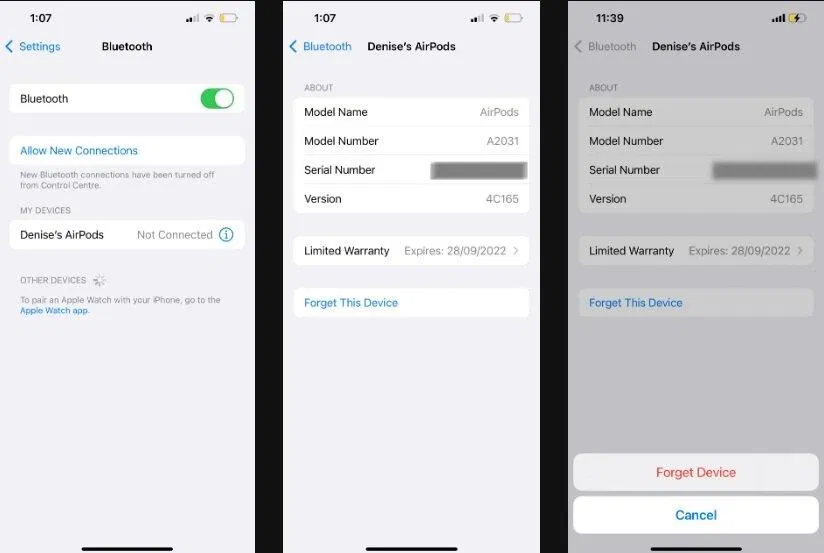 Cách reset AirPods (Ảnh: Internet)