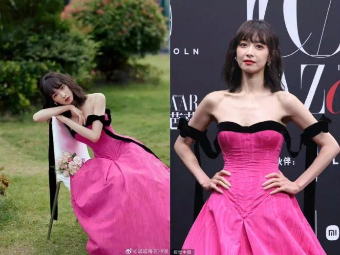 Tống thiến vẫn xinh đẹp, nhưng trông khá gầy gò và mệt mỏi (Ảnh: Weibo) Tống thiến vẫn xinh đẹp, nhưng trông khá gầy gò và mệt mỏi (Ảnh: Weibo)
