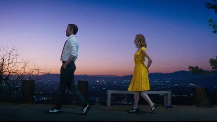 Hình ảnh trong phim của cặp đôi Emma Stone và Ryan Gosling