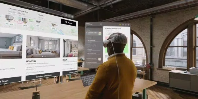 Headset Vision Pro sẽ hoàn thiện hơn khi có thêm các ứng dụng phần mềm (Ảnh: Internet) Headset Vision Pro sẽ hoàn thiện hơn khi có thêm các ứng dụng phần mềm (Ảnh: Internet)