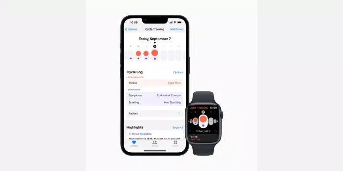 Apple Watch giúp theo dõi chu kỳ kinh nguyệt (Ảnh: Internet)
